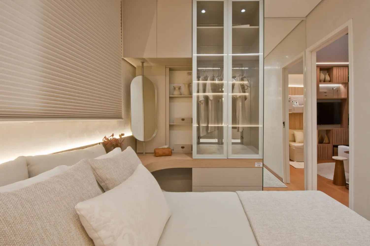 Quarto de casal, com closet