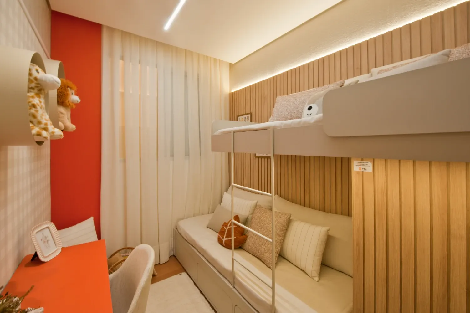 Quarto das crianças, com beliche