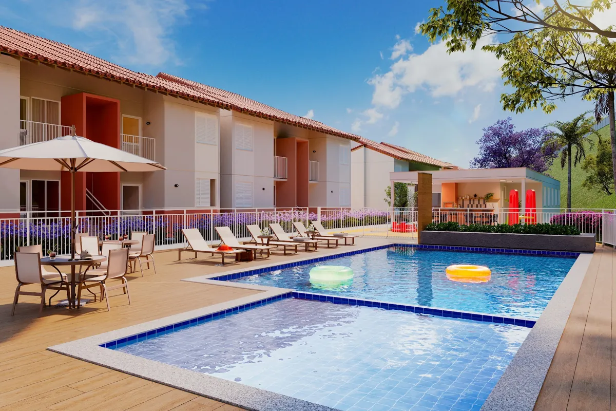 Piscina do condomínio