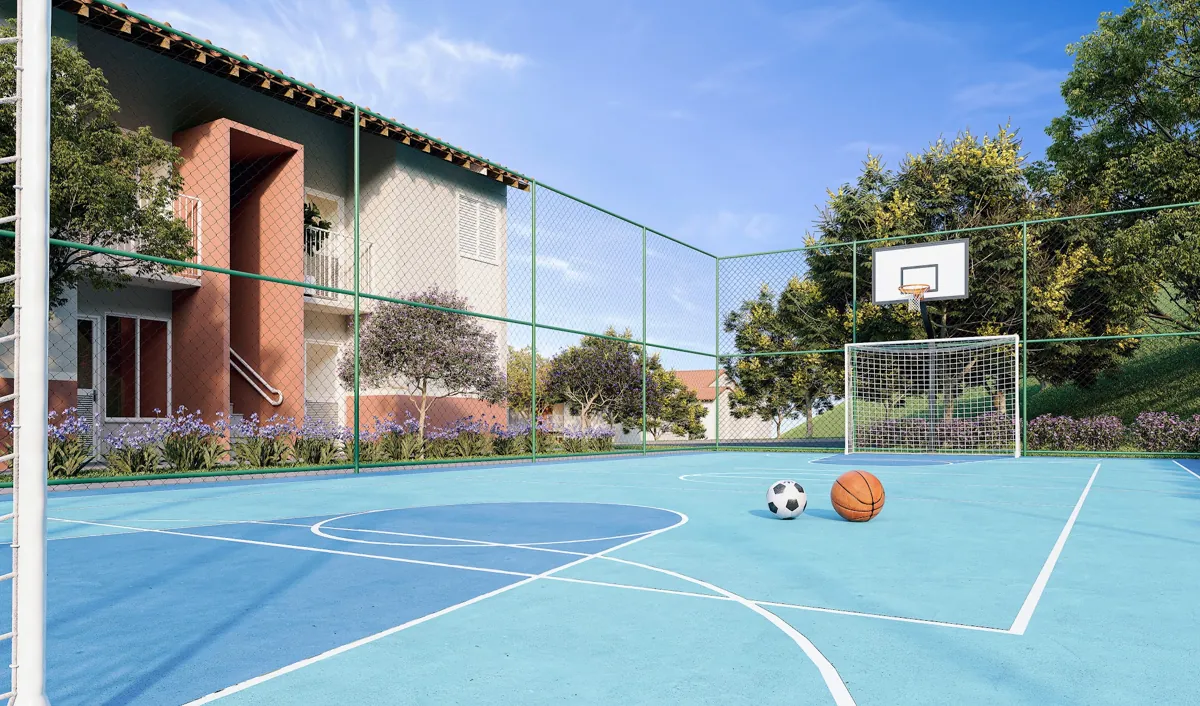 Quadra esportiva do condomínio